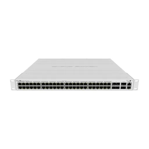 Mikrotik CRS354-48P-4S+2Q+RM hálózati kapcsoló Vezérelt L3 Gigabit Ethernet (10/100/1000) Ethernet-áramellátás (PoE) támogatása 1U