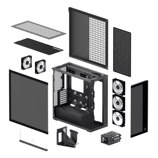 ARCTIC Xtender VG (Black) Midi Tower Fekete