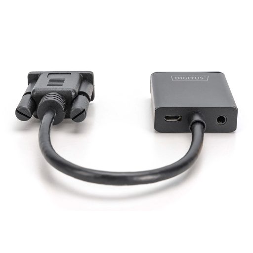 Digitus DA-70473 video átalakító kábel 0,15 M VGA (D-Sub) Fekete