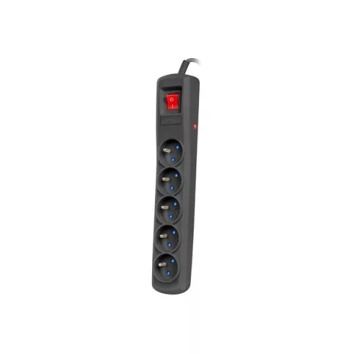 Power strip ARC5 1,5 m ARC5/15/CZ black
