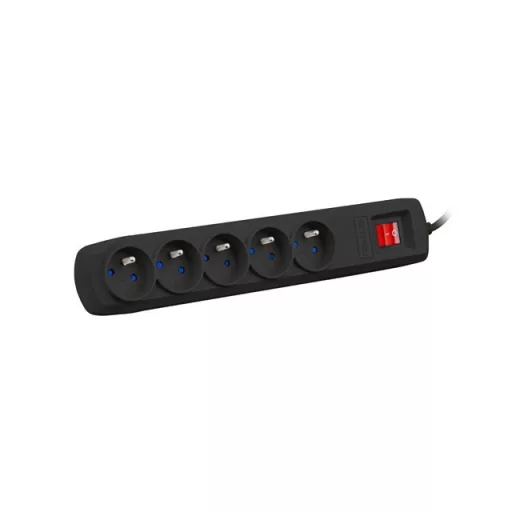 Power strip ARC5 1,5 m ARC5/15/CZ black