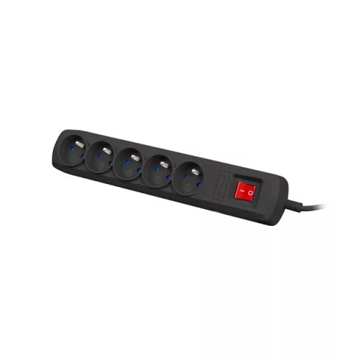 Power strip ARC5 1,5 m ARC5/15/CZ black