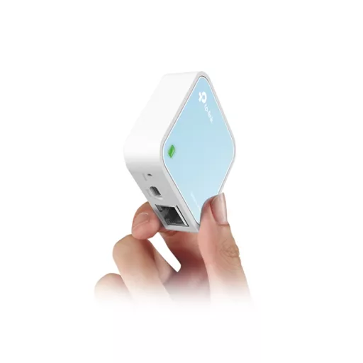 TP-Link TL-WR802N vezetéknélküli router Fast Ethernet Egysávos (2,4 GHz) Kék, Fehér