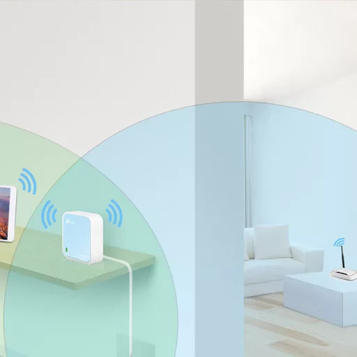 TP-Link TL-WR802N vezetéknélküli router Fast Ethernet Egysávos (2,4 GHz) Kék, Fehér