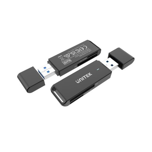 UNITEK Y-9327A kártyaolvasó USB 3.2 Gen 1 (3.1 Gen 1) Type-A Fekete