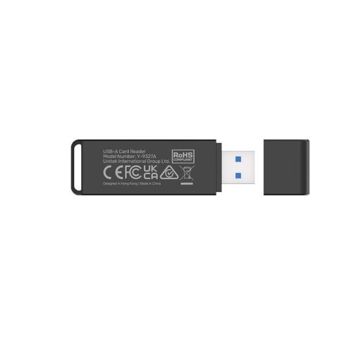 UNITEK Y-9327A kártyaolvasó USB 3.2 Gen 1 (3.1 Gen 1) Type-A Fekete