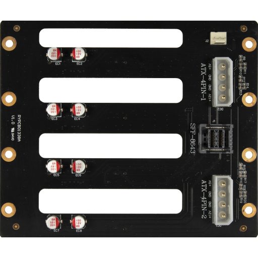 Inter-Tech NAS-8 HDD ház Fekete 2.5/3.5"