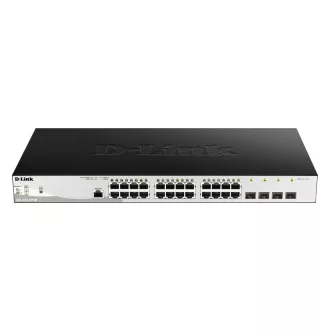   D-Link DGS-1210-28P/ME/E hálózati kapcsoló Vezérelt L2/L3 Gigabit Ethernet (10/100/1000) Ethernet-áramellátás (PoE) támogatása 1U