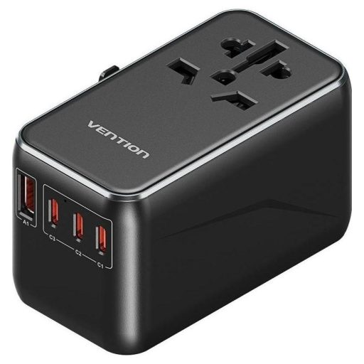Adapter with Vention 100W charger 1xUSB-A 3xUSB-C
