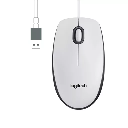 Logitech 910-006764 egér Irodai Kétkezes USB A típus Optikai 1000 DPI