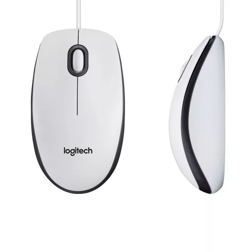 Logitech 910-006764 egér Irodai Kétkezes USB A típus Optikai 1000 DPI