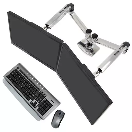 Ergotron LX Series 45-245-026 asztali TV konzol 68,6 cm (27") Ezüst