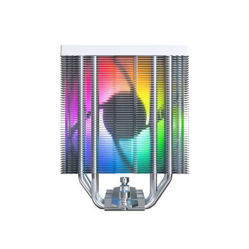 Montech NX400 ARGB Processzor Hűtő 12 cm Fehér 2 db