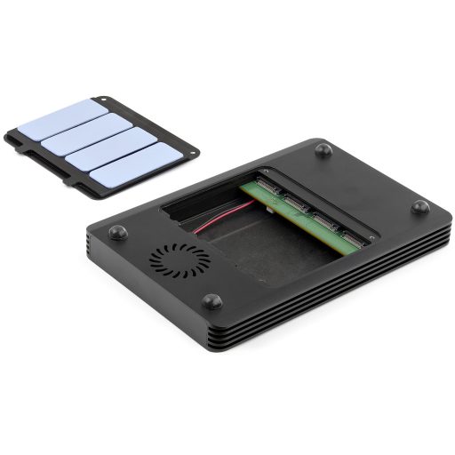 StarTech.com M2E4BTB3 tárolóegység burkolat Külső SSD ház Fekete M.2