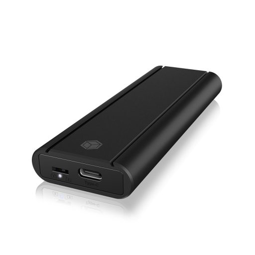ICY BOX IB-1807MT-C31 Külső SSD ház Fekete M.2