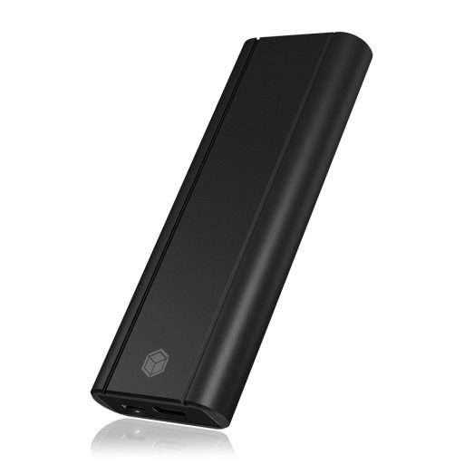 ICY BOX IB-1807MT-C31 Külső SSD ház Fekete M.2