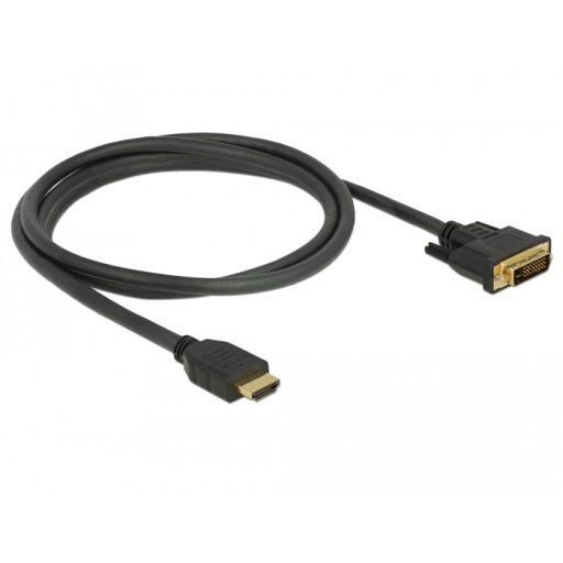 DeLOCK 85653 video átalakító kábel 1,5 M HDMI A-típus (Standard) DVI Fekete