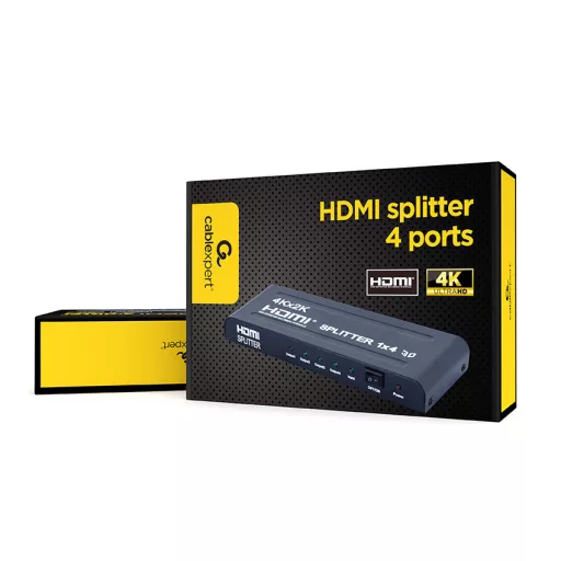 Gembird DSP-4PH4-02 videó elosztó HDMI 4x HDMI
