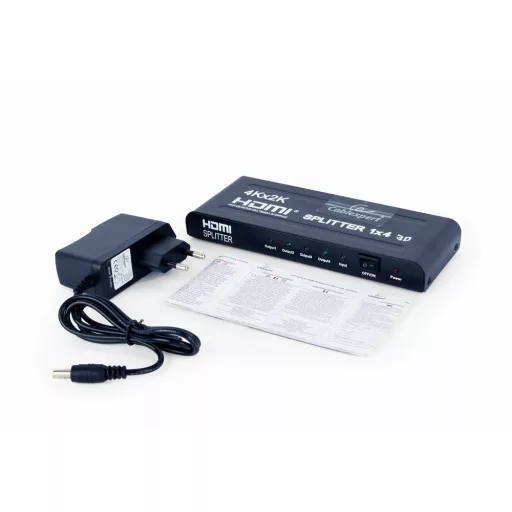Gembird DSP-4PH4-02 videó elosztó HDMI 4x HDMI