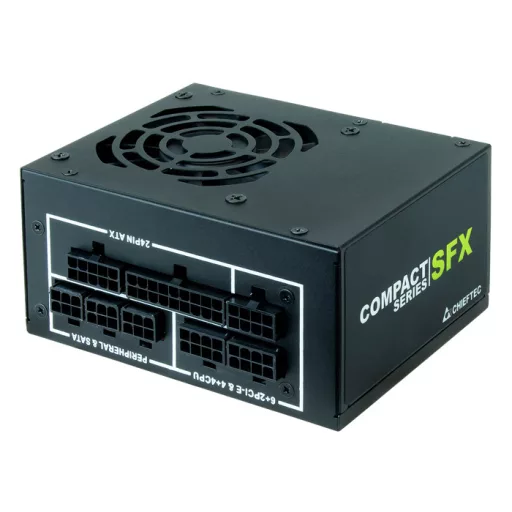 Chieftec CSN-450C 450 W 20+4 pin ATX SFX Fekete