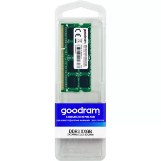 Goodram 4GB DDR3 PC3-12800 1 x 4 GB 204-pin SO-DIMM