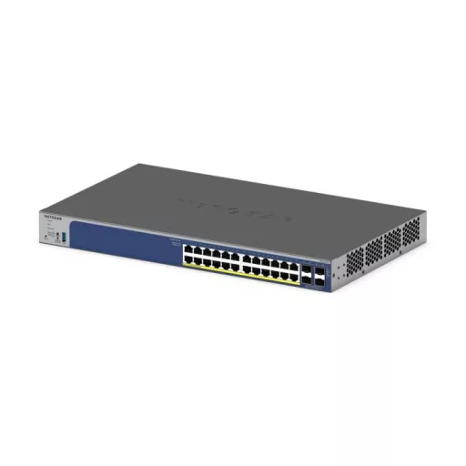 NETGEAR GS728TX L2/L3 10G Ethernet (100/1000/10000) Fekete