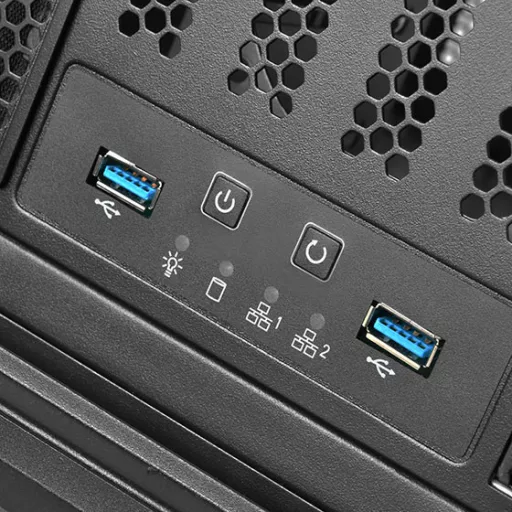 Silverstone RM400 Rack Fekete, Szürke