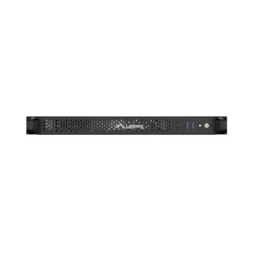 Lanberg SC01-3001-10B moduláris szerver ház Rack (1U) 0 GB