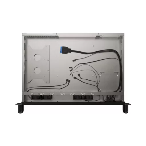 Lanberg SC01-3001-10B moduláris szerver ház Rack (1U) 0 GB