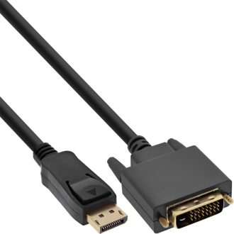   InLine 17113 video átalakító kábel 3 M DisplayPort DVI-D Fekete