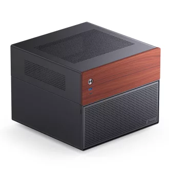 Jonsbo N4 Black Micro Tower Fekete
