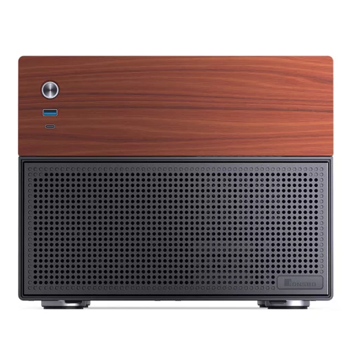 Jonsbo N4 Black Micro Tower Fekete