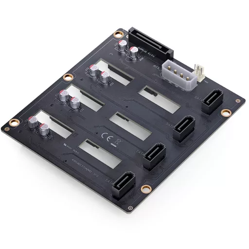 Jonsbo N4 Black Micro Tower Fekete