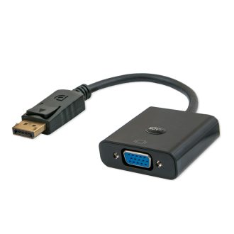   Savio CL-90 video átalakító kábel 0,2 M DisplayPort VGA (D-Sub) Fekete
