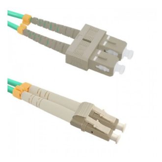   Qoltec 54348 InfiniBand és száloptikai kábel 1 M LC SC Zöld