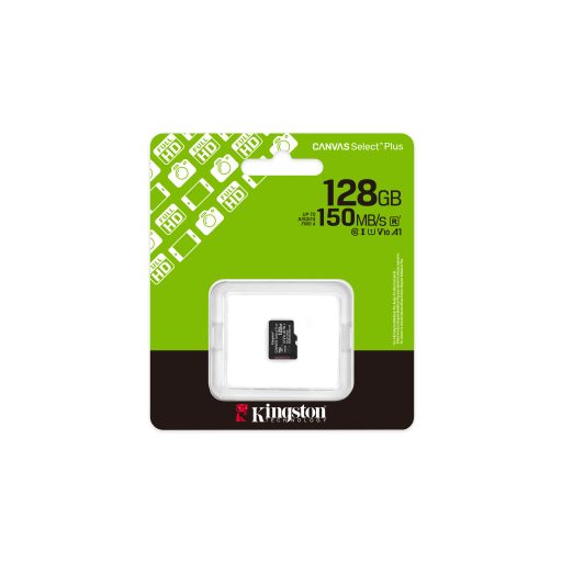 Kingston Technology Canvas Select Plus Gen3 128 GB MicroSDXC UHS-I Class 10