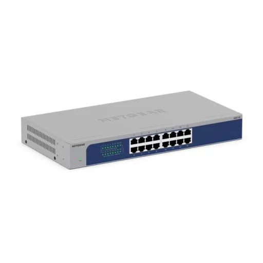 NETGEAR GS516-300EUS hálózati kapcsoló Beállítást nem igénylő (unmanaged) Gigabit Ethernet (10/100/1000) Szürke