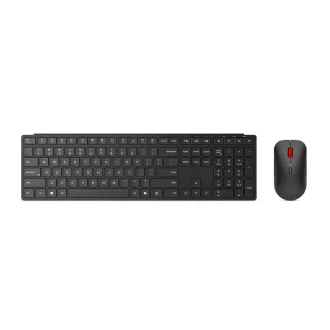   Lenovo 4X31S04810 billentyűzet Egér mellékelve Irodai RF vezeték nélküli + Bluetooth Amerikai angol Fekete