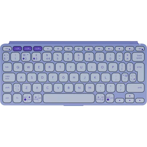 Logitech 920-012986 billentyűzet mobil eszközhöz QWERTY Nemzetközi amerikai Bluetooth Halványlila
