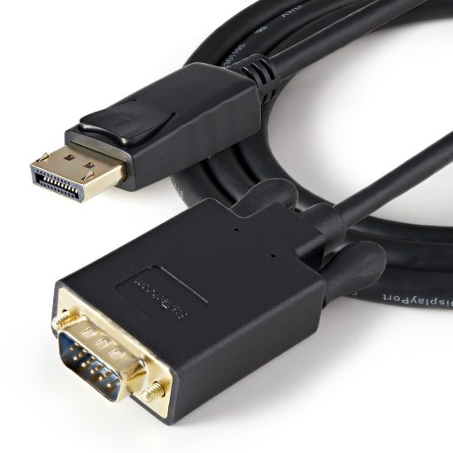 StarTech.com DP2VGAMM3B video átalakító kábel 0,91 M DisplayPort VGA (D-Sub) Fekete