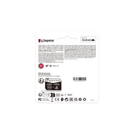 Kingston Technology Canvas Select Plus Gen3 64 GB SD UHS-I Class 10