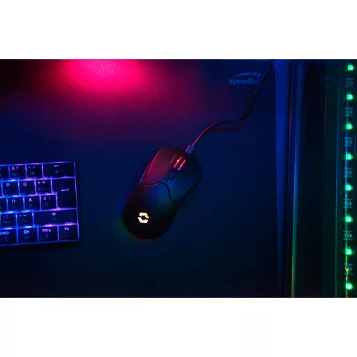 SPEEDLINK SL-680102-BK egér Játék USB A típus 4800 DPI