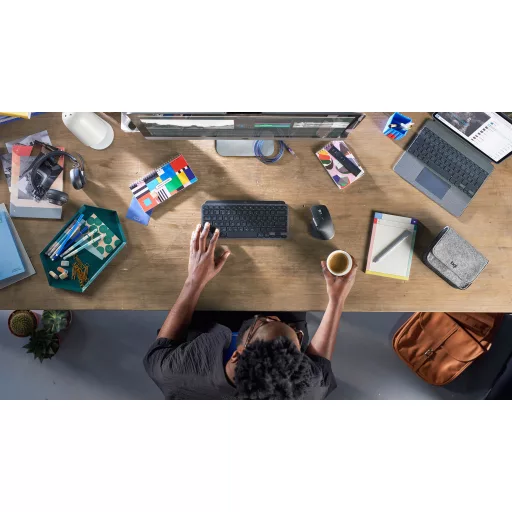 Logitech Master MX Keys Mini billentyűzet Irodai RF vezeték nélküli + Bluetooth QWERTY Nemzetközi amerikai Grafit