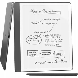   Ebook New Kindle Scribe - 2024 release 10.2" glare-free 64GB Wi-Fi (Without Lockscreen Ads) with Premium Pen Tungsten