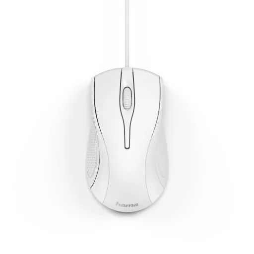 Hama MC-200 egér Irodai Jobbkezes USB A típus Optikai 1200 DPI