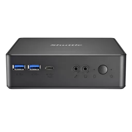 Shuttle NC40U7 PC/munkaállomás alapgép 0.84L sized PC Fekete i7-1255U Intel® SoC