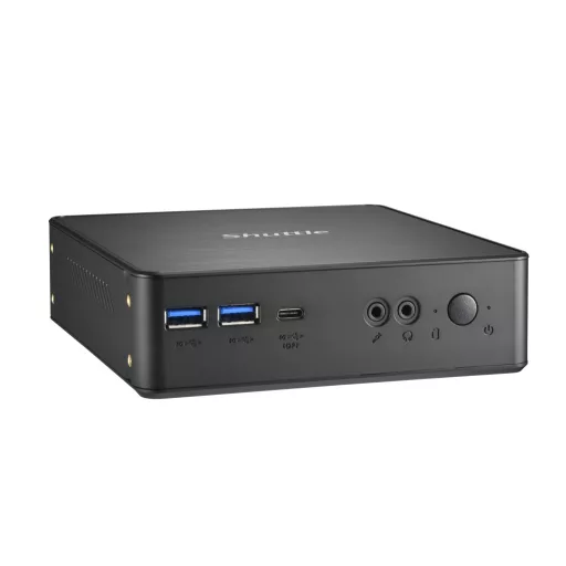 Shuttle NC40U7 PC/munkaállomás alapgép 0.84L sized PC Fekete i7-1255U Intel® SoC