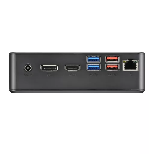 Shuttle NC40U7 PC/munkaállomás alapgép 0.84L sized PC Fekete i7-1255U Intel® SoC