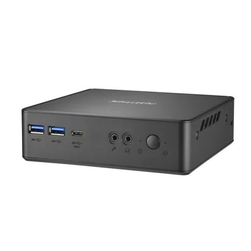Shuttle NC40U7 PC/munkaállomás alapgép 0.84L sized PC Fekete i7-1255U Intel® SoC