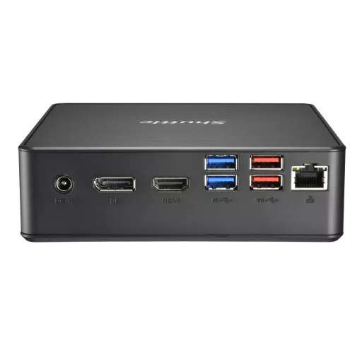 Shuttle NC40U7 PC/munkaállomás alapgép 0.84L sized PC Fekete i7-1255U Intel® SoC